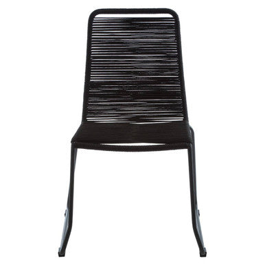 Sisal Black Rope Chair