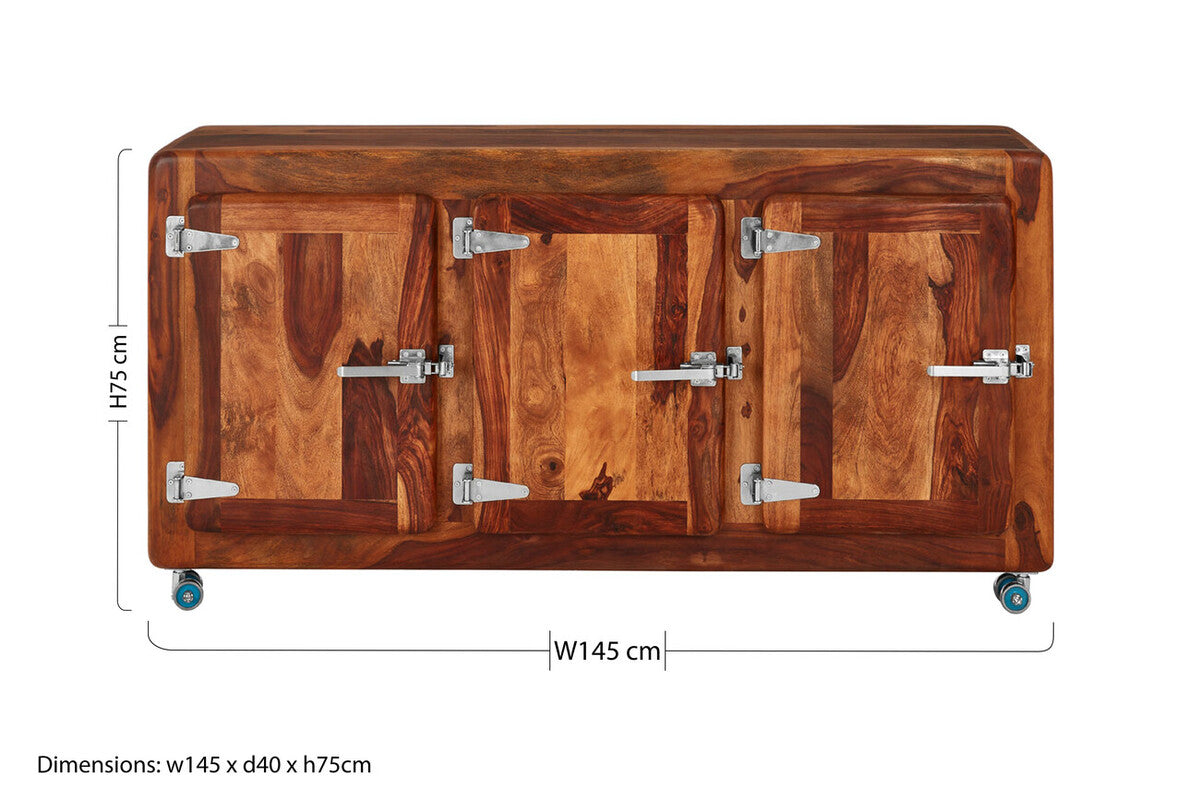 Tropical Rosewood 3 Door Sideboard | Marwar