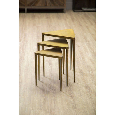 Compo Set Of 3 Triangular Nesting Tables