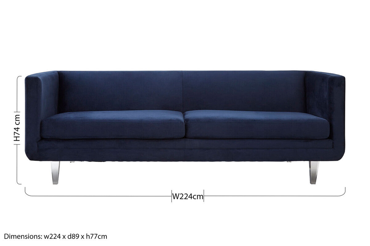 Dark Blue Sofa | Pinner