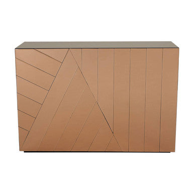 Brown Tinted Mirror Console Table, Roza