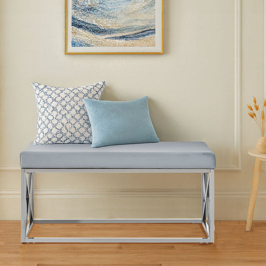 Allure Powder Blue Bench