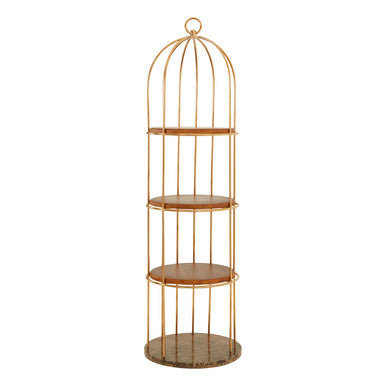 4 Tier Large Cage Design Shelf Unit | Horizon