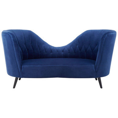 Midnight Velvet Chaise | Malena