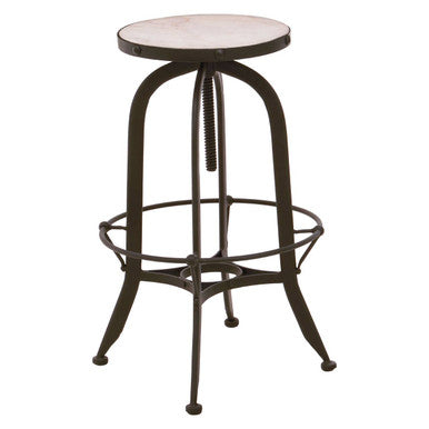 Black and White Finish Bar Stool | Vasco