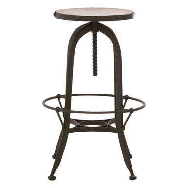 Vasco Black And White Finish Bar Stool