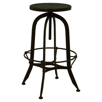 Black and Green Finish Bar Stool | Vasco