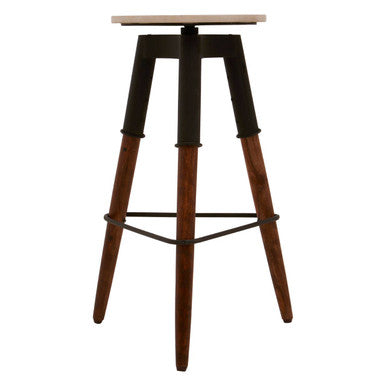 3 Leg Bar Stool with Marble Top | Vasco