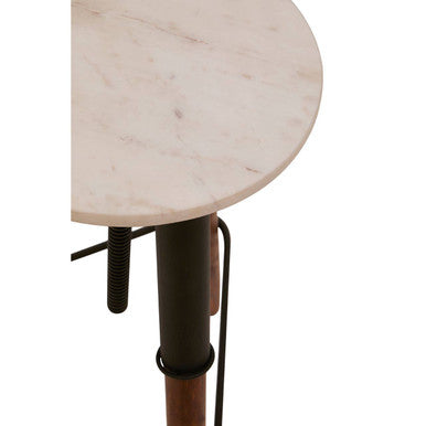 3 Leg Bar Stool with Marble Top | Vasco