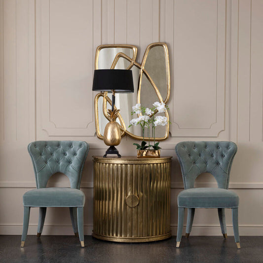 Villi Blue Feature Chair