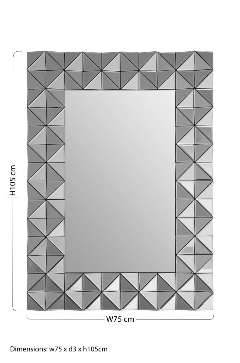 3D Geometric Wall Mirror | Soho