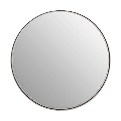 Medium Nickel Finish Wall Mirror | Leonov