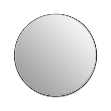 Small Nickel Finish Wall Mirror | Leonov