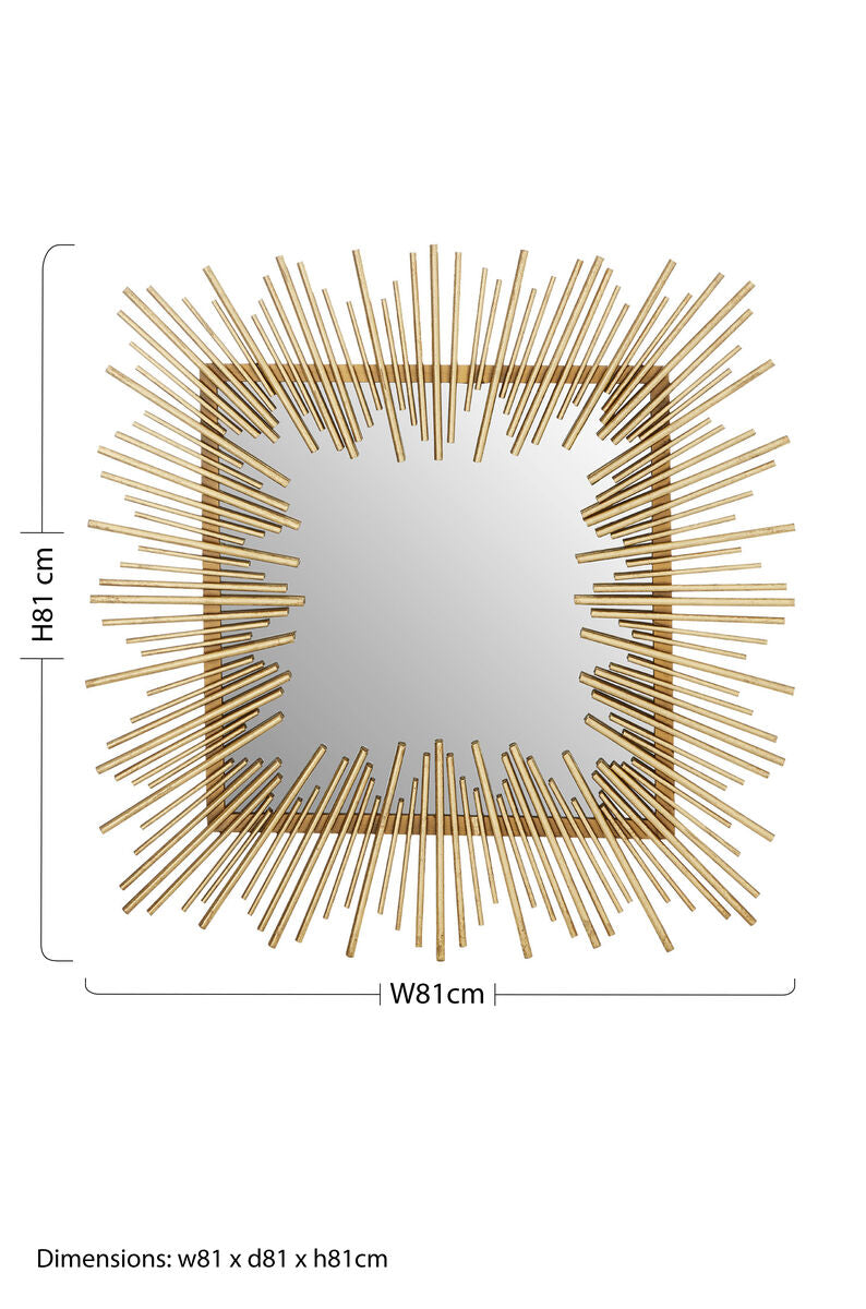 Sunray Sunburst Wall Mirror.
