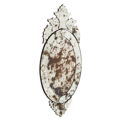 Wall Mirror with Decorative Crown | Riza