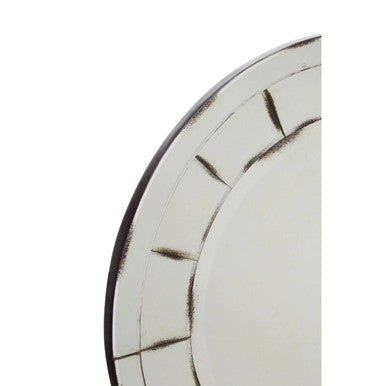 Riza Round And Mosaic Effect Wall Mirror