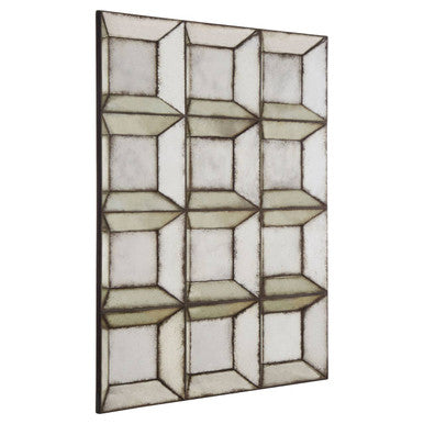 Medium Multi Box Design Wall Mirror | Riza