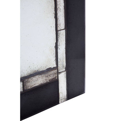 Square and Tiled Design Wall Mirror | Riza