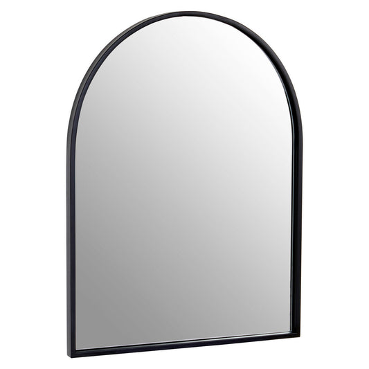 Trento Black Frame Arch Wall Mirror