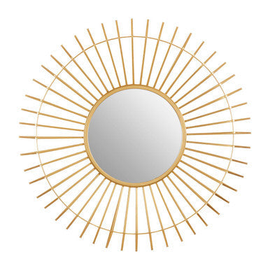Beauly Round Gold Wall Mirror