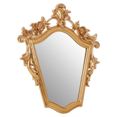 Gold Finish Tapered Wall Mirror | Marseille