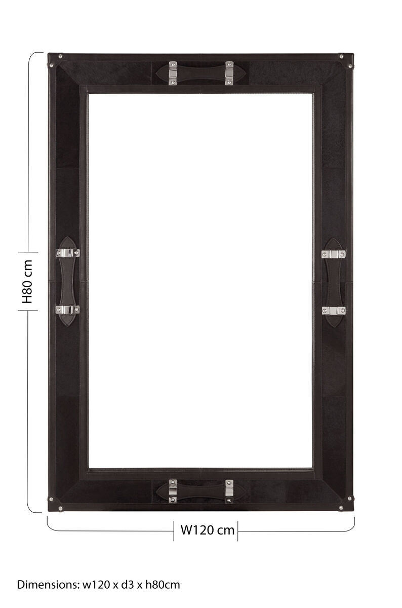 Leather Frame Mirror | Kensington Townhouse