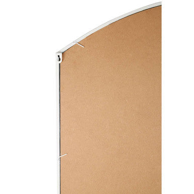 Matt White Window Pane Wall Mirror | Claren