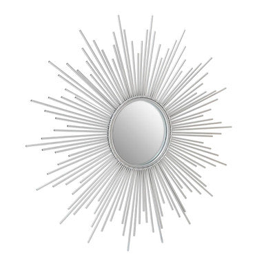 Cristal Silver Finish Wall Mirror