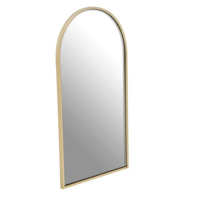 Trento Gold Frame Large Arch Wall Mirror