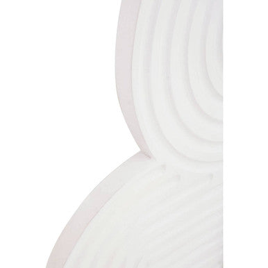 White Finish Mango Wood Wall Mirror | Saras