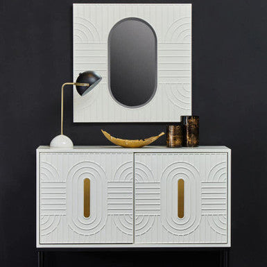 Danta Off White Wall Mirror