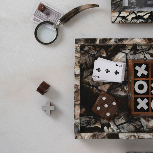 Churchill Games Sheesham Wood Noughts and Crosses