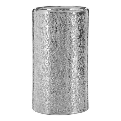 Silver Hammered Effect Large Candle Holder | Safia