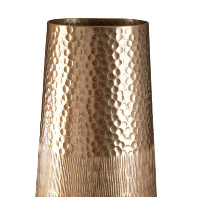 Solis Gold Finish Vase