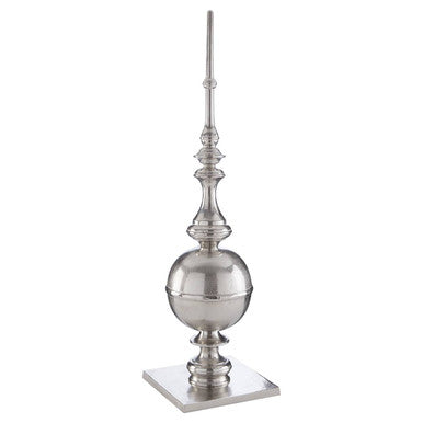 Large Rough Nickel Obelisk | Kensington Townhouse