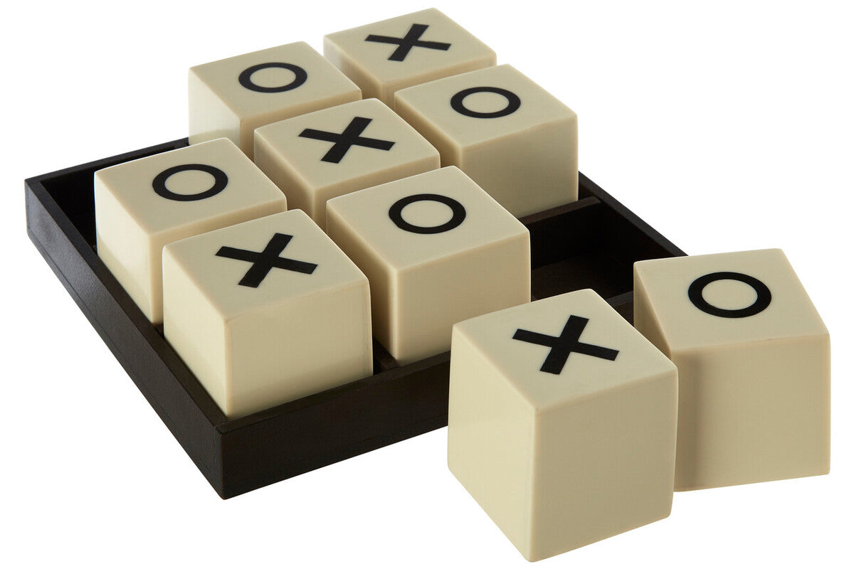 Small White and Black Noughts & Crosses Game | Churchill Games
