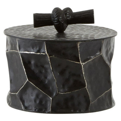 Akola Black and Gold Small Trinket Box