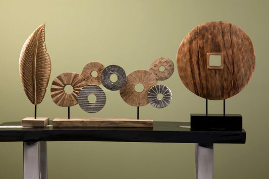 Element 7 Disc Wooden Sculpture