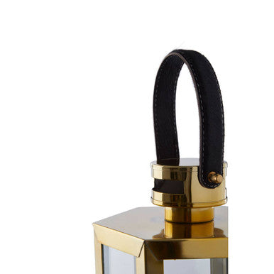Herber Small Gold Finish Lantern