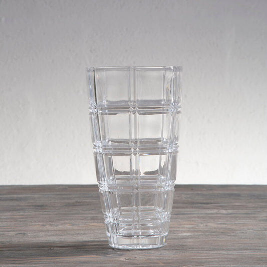 Savita Vase with Grid Pattern