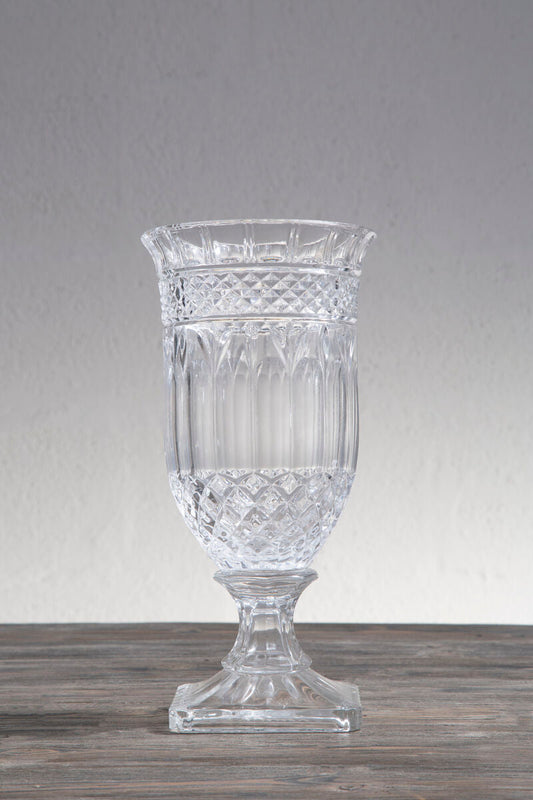Savita Footed Vase with Square Base