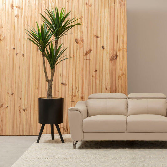 Darnell Large Black Finish Planter