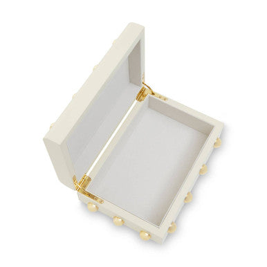 Frida Small Cream and Gold Trinket Box