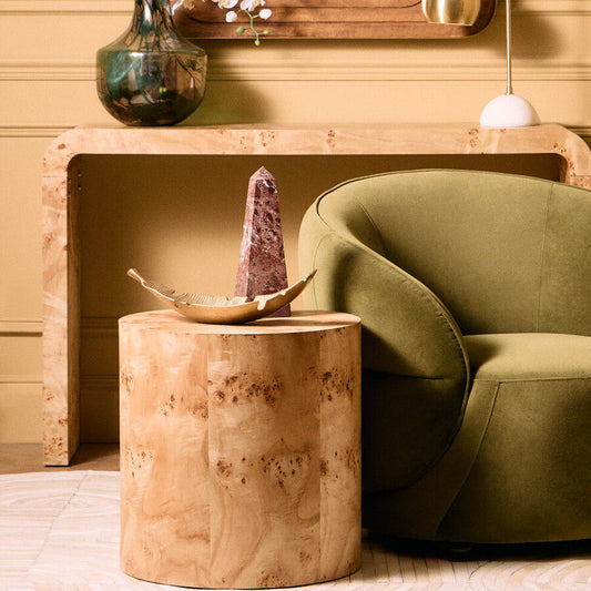 Prato Gold Finish Curved Leaf Dish