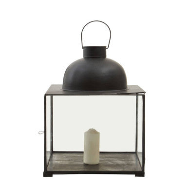 Small Antique Black Lantern | Preston