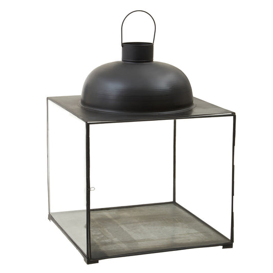 Large Black Square Lantern | Preston