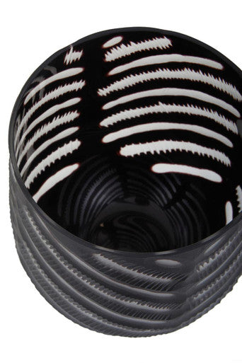 Small Chevron Cut Vase | Hessa
