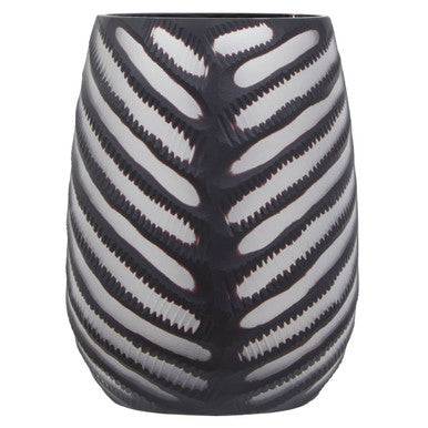 Large Chevron Cut Vase | Hessa