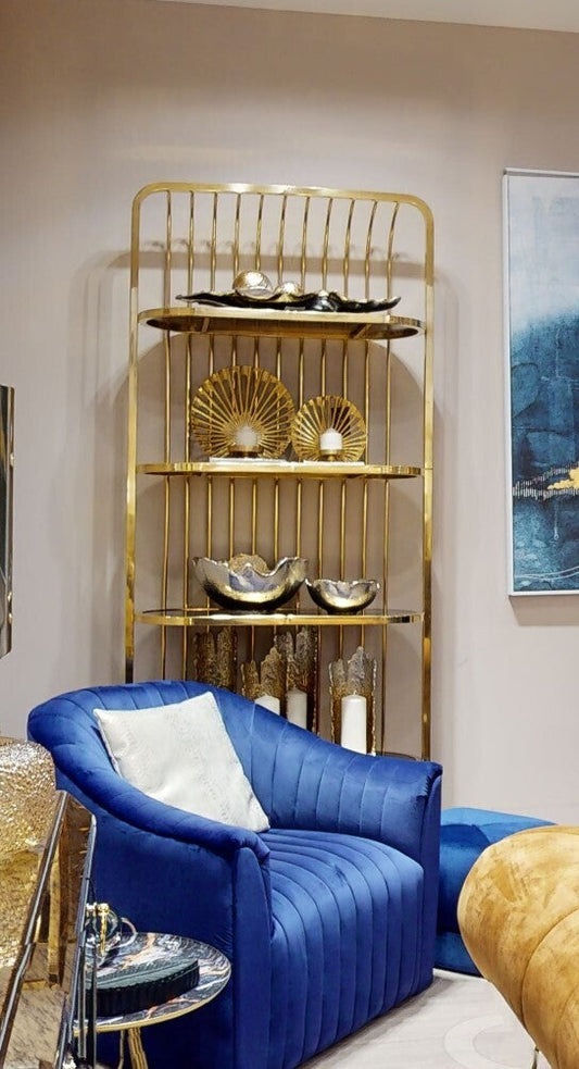 Dion Small Ombre Silver and Gold Finish Candle Holder