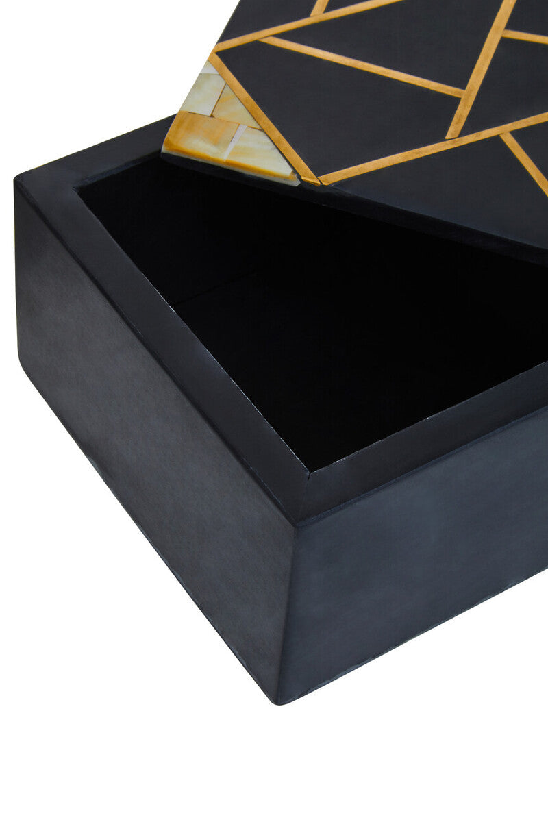 Oriana Small Black Slate Trinket Box
